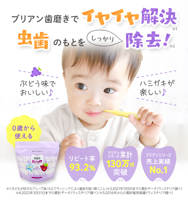 【公式】子どもの歯磨きイヤイヤ、虫歯、口臭でお悩みのあなたへ。ブリアン歯磨きでイヤイヤ解決。虫歯のもとをしっかり除去！
