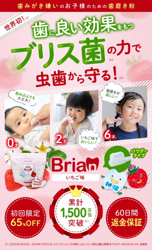 国内外の人気 ブリアン 子供用歯磨き粉 いちご味 - 21